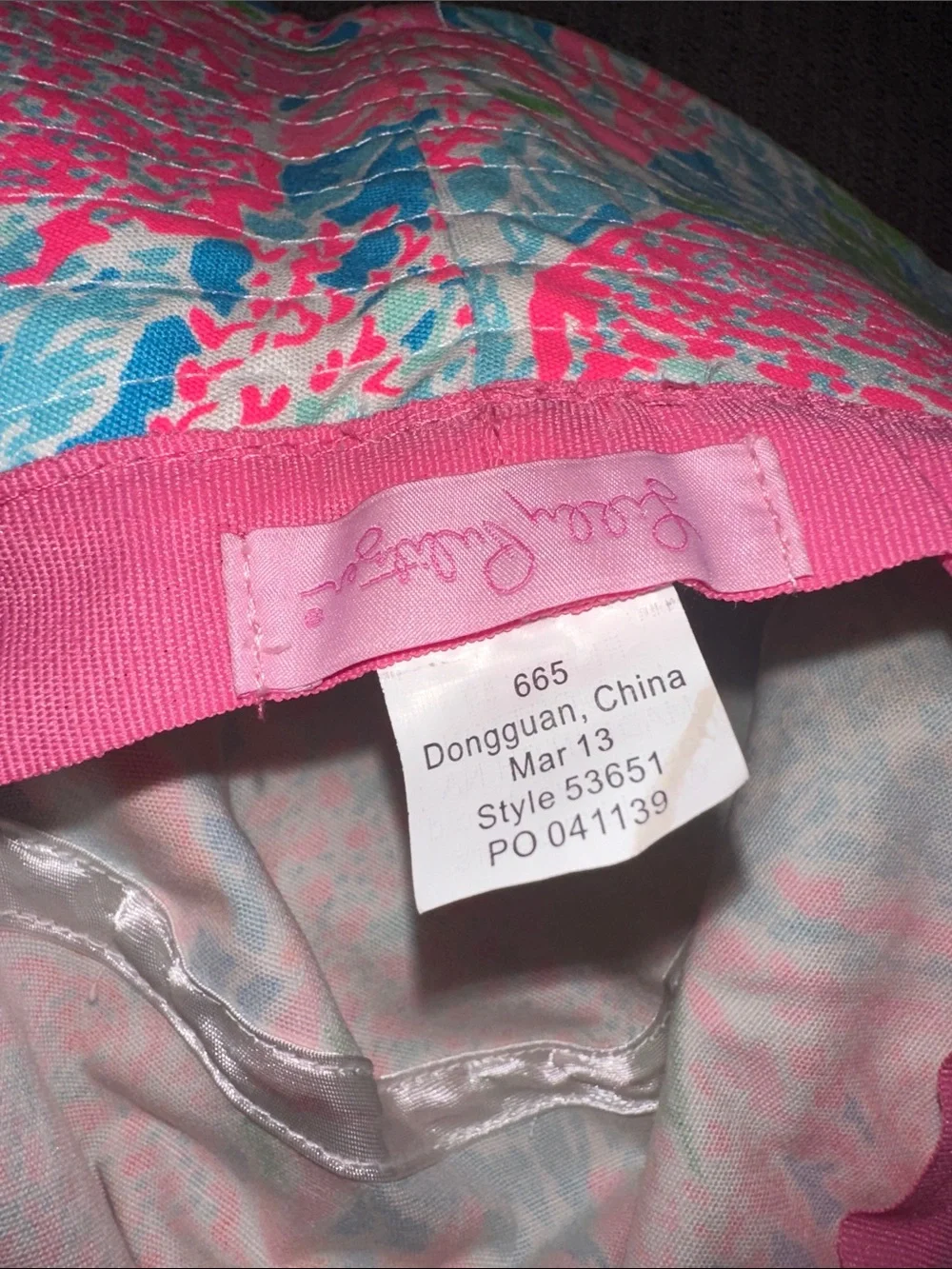 Lilly Pulitzer Accessories | Lilly Pulitzer Let's Cha Cha Sun Glo Hat Bucket Hat